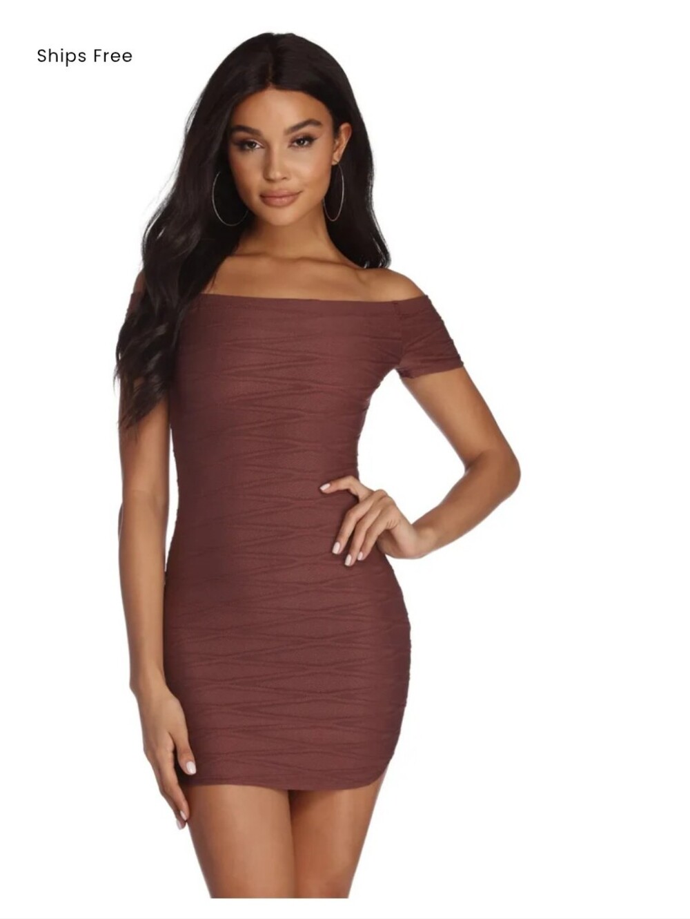 Windsor "Eyes On Me" Bodycon Mini Dress